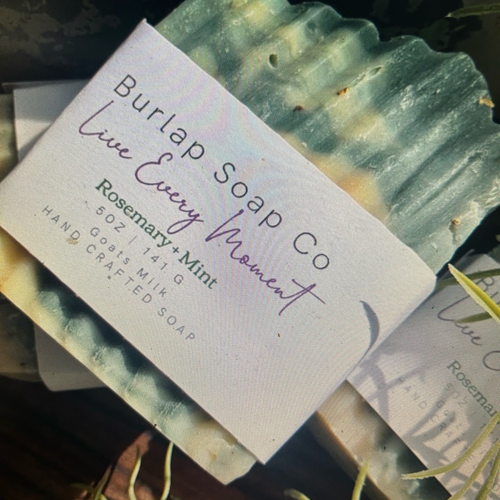 Rosemary & Mint Goats Milk Handcrafted Soap